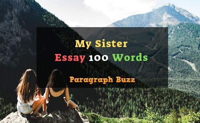 100 Words Essay on My Sister