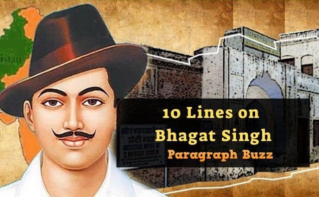 10 Lines on Bhagat Singh in English 
