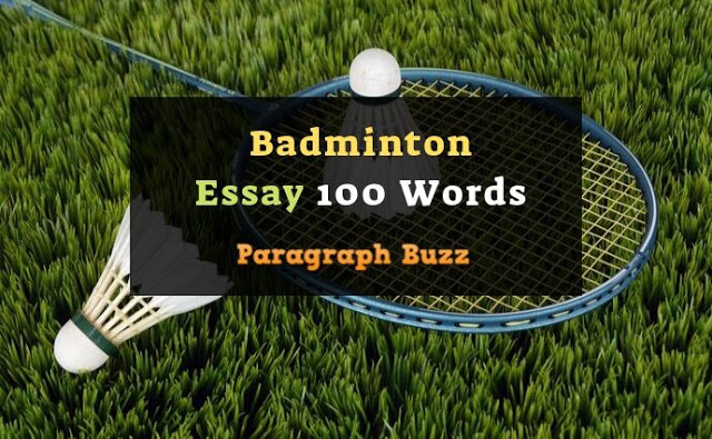 Essay on Badminton in 100 Words
