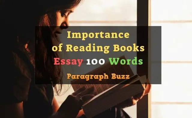 Essay on Importance of Reading Books 100 Words