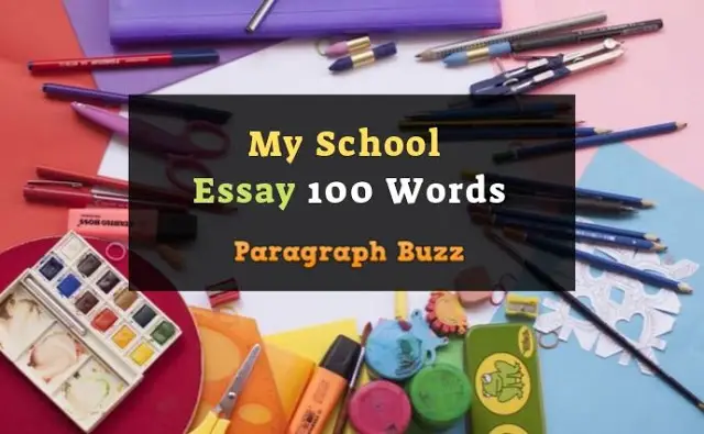 My School Essay 100 Words