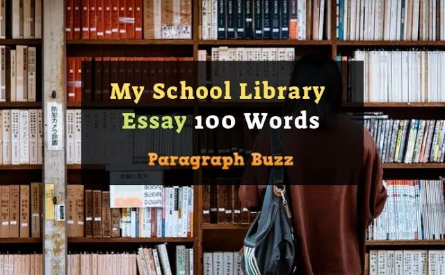 My School Library Essay 100 Words