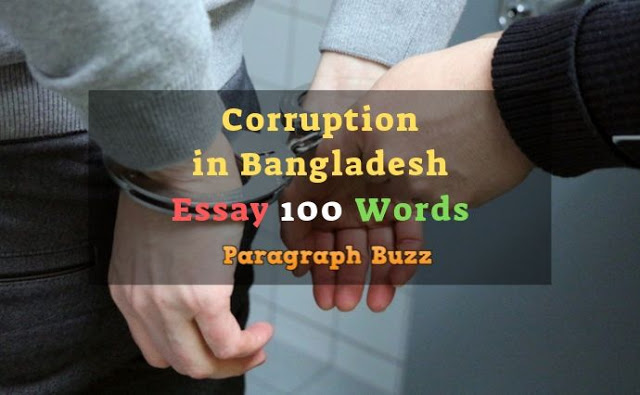 Corruption in Bangladesh Essay in 100 Words