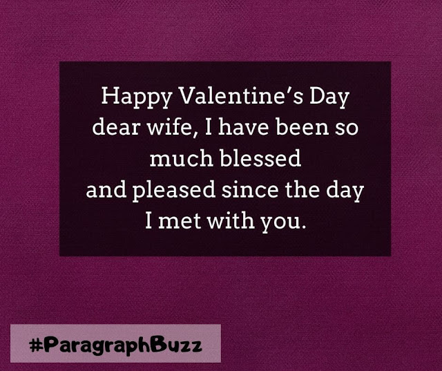 Valentine’s Day Messages for Wife